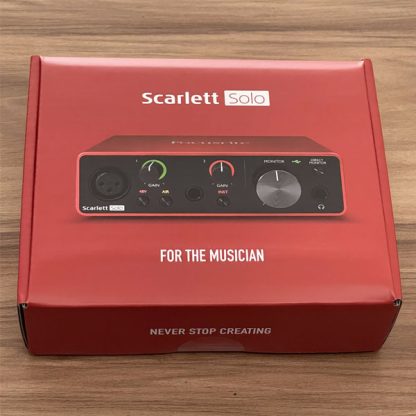 Interface de Áudio Focusrite Scarlett Solo 3ª Geração - Imagem 3