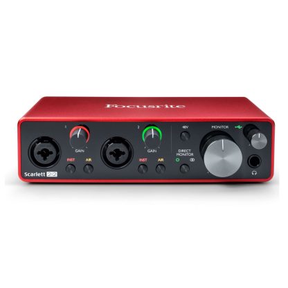 Interface de Áudio Focusrite Scarlett 2i2 Terceira Geração