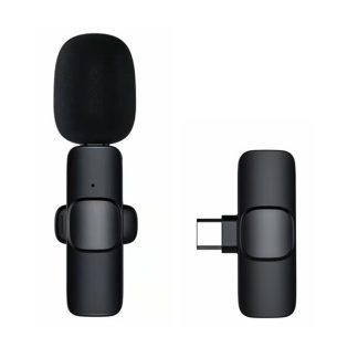 Microfone De Lapela Sem Fio Wireless e Portátil