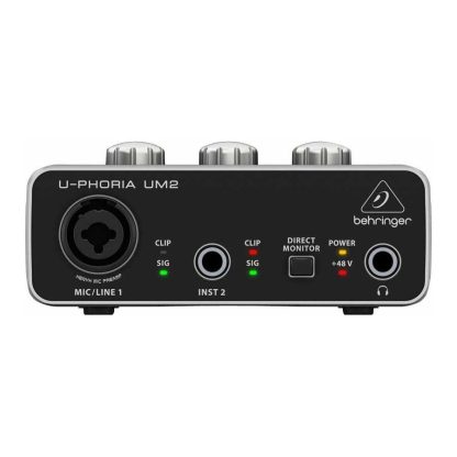 Interface de Áudio Behringer U-Phoria Um2 - Imagem 2