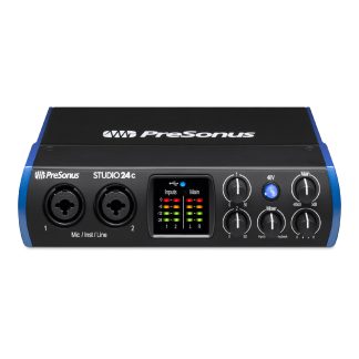 Interface de Áudio Presonus Studio 24c Última Geração