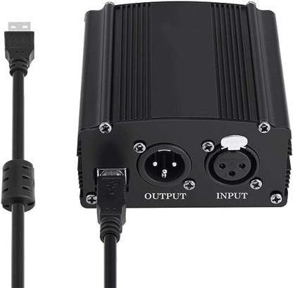 USB Phantom de 1 canal Portátil 48V USB XLR - Imagem 6