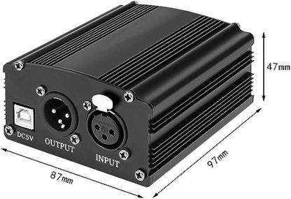 USB Phantom de 1 canal Portátil 48V USB XLR - Imagem 2