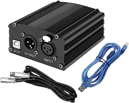 USB Phantom de 1 canal Portátil 48V USB XLR - Imagem 4