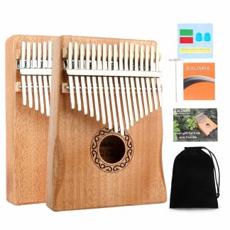 Kalimba 21 Teclas Madeira Mogno