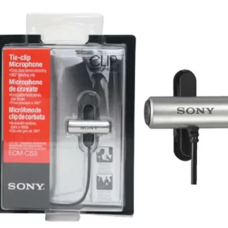 Microfone de Lapela Profissional Sony ECM-CS3