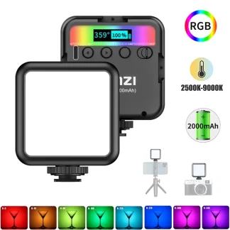 Mini Led RGB Video Light Portátil Luz Forte