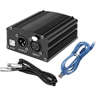 USB Phantom de 1 canal Portátil 48V USB XLR