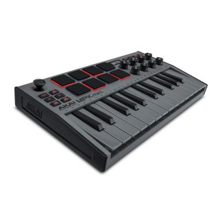 Teclado Akai MPK Mini Mk3 Black USB Midi 25 Teclas